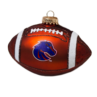 Image of Boise State Ornament Football Logo
