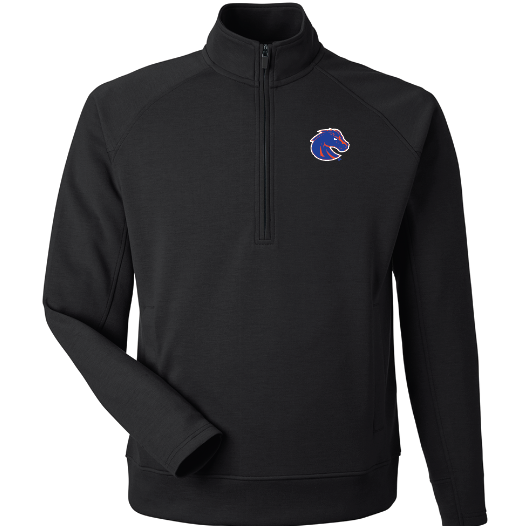 Boise State 1/4-Zip Apex Fleece by J America (SKU 13441630621) Boise State 1/4-Zip Apex Fleece by J America - main view