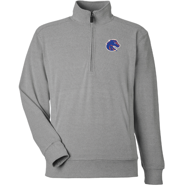 Boise State 1/4-Zip Element Fleece by J America (SKU 13441784621) Boise State 1/4-Zip Element Fleece by J America - main view