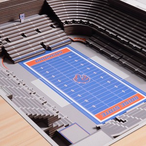12 - Boise State 3D Stadium Wall Art - Albertsons Stadium by YouTheFan -  2