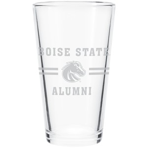 Boise State Alumni Arch Logo Pint Glass by Neil Enterprises - main view