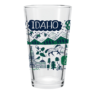 Image of BOISE, ID GLASS PINT by JULIA GASH