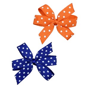 Boise State Infant Bow Set - Tiny Velcro Dots by Miss Ashley Originals - main view