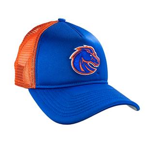 Boise State Hat 940Af Bronco Logo Trucker Snap Back
