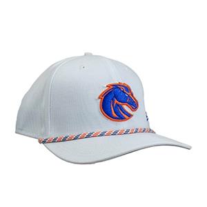 BOISE STATE HAT LOGO ROPE FLEX -  white