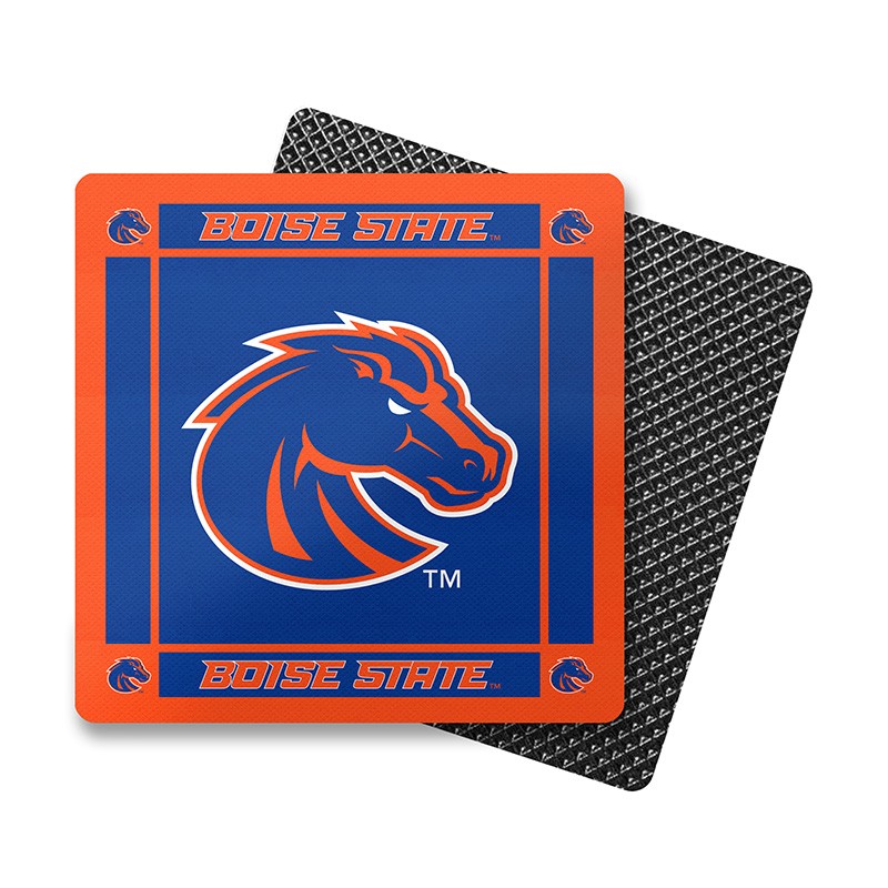 Boise State Coaster 4-Pack - Wordmark Logo by Logo Brands (SKU 13498108533) Boise State Coaster 4-Pack - Wordmark Logo by Logo Brands - main view