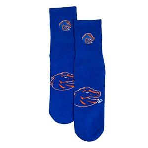 Image of Boise State Sock Ankle Crew Big Bronco Logo