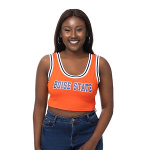 Image of BOISE STATE WOMEN TANK JUMP SHOT WORKDMARK -  orange