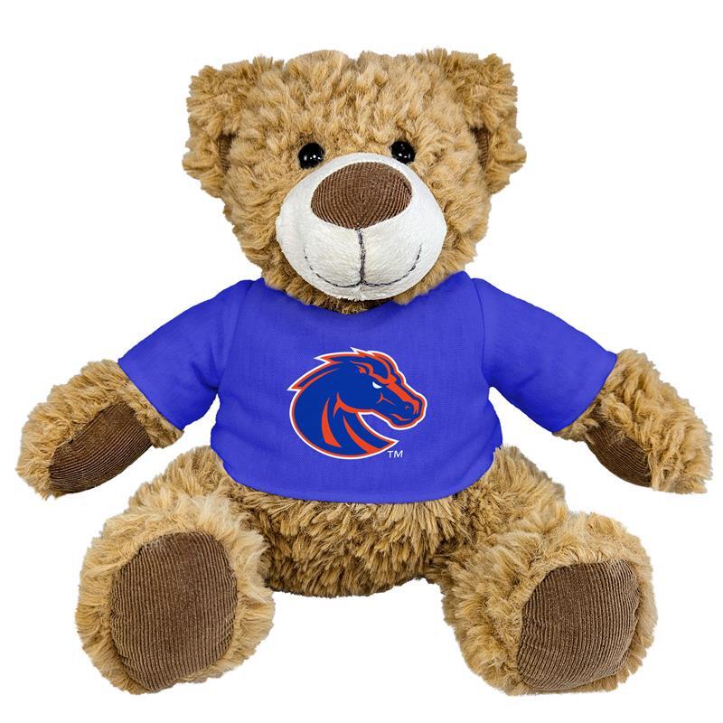 Boise State Plush Bear, Abby Tan Premium Soft by Mascot Factory (SKU 13315610549) Boise State Plush Bear, Abby Tan Premium Soft by Mascot Factory - main view