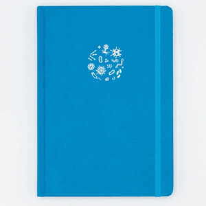 Image of Cognitive Surplus Abstract Hardcover Notebook, Infectious Disease (Dotted Line)