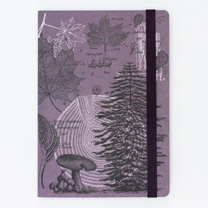 Cognitive Surplus A5 Softcover Notebook, Forest at Dusk (Blank & Lined)