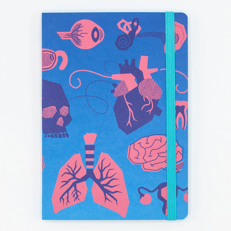 Cognitive Surplus Analysis Softcover Notebook Retro Anatomy (Lined/Blank) (SKU 13433383498) Cognitive Surplus Analysis Softcover Notebook Retro Anatomy (Lined/Blank) - main view