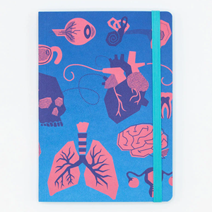 Image of Cognitive Surplus Analysis Softcover Notebook Retro Anatomy (Lined/Blank)