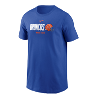 Boise State Youth Tee Broncos Helmet Core Cotton Nike