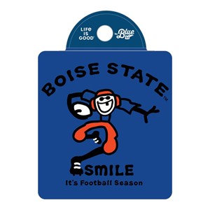 Decal Life Is Good Jak Football Boise State Smile Its Football Season - main view