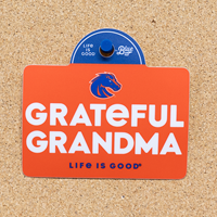Boise State Grandma Decal Grateful Grandma Life Is Good