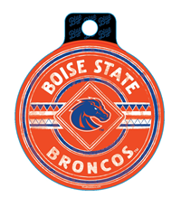 Boise State Decal Bronco Square W/Lines In The Circle