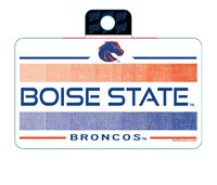 Boise State Decal Block Letters In Stripe Square