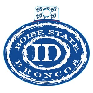 Decal Oval Boise State Over Id Broncos - main view
