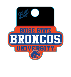 Boise State Decal Over Broncos University Over Logo