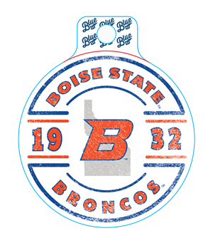 Boise State Decal Over 19 B 32 Broncos