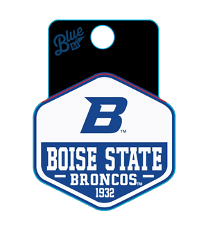 Boise State Decal B Over Broncos 1932