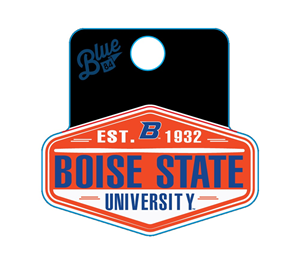 Boise State Decal Univ Est B 1932 Over Line