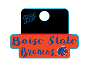 Boise State Over Script Broncos Logo Decal