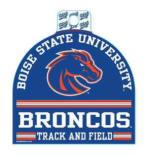 Boise State Decal Track And Field Under Broncos