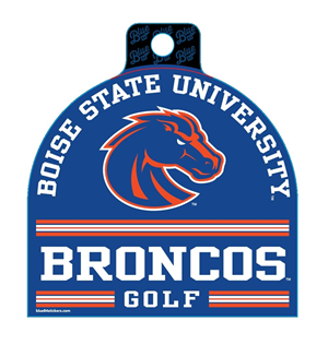 Boise State Decal Golf Under Broncos