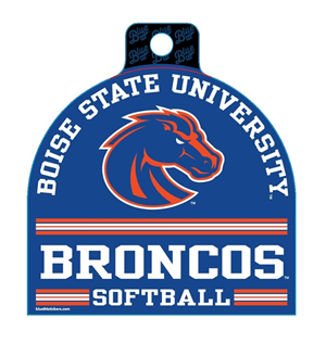 Boise State Decal Softball Under  Broncos