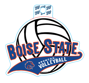 Boise State Decal Volleyball Under