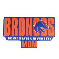 Boise State Mom Decal Logo In Broncos