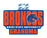Boise State Grandma Decal Logo In Broncos