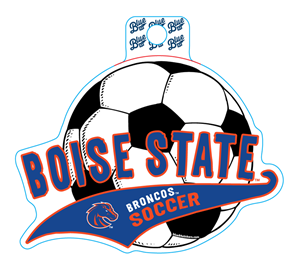 Boise State Decal Soccer Banner Under