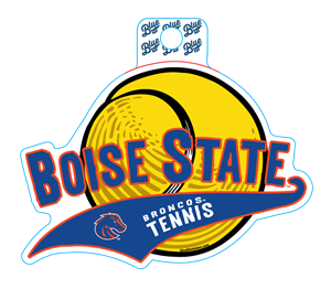Boise State Decal Tennis Banner Under Boise State