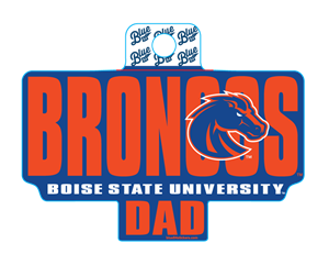 Boise State Dad Decal Broncos