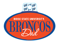 Boise State Dad Decal University Broncos