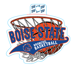 Boise State Decal Basketball Hoop Boise State