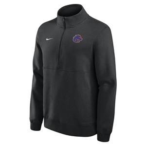 Boise State 1/2 Zip Club Fleece Logo by Nike - main view