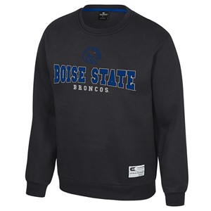 Boise State Crewneck - Logo Above Wordmark by Colosseum - main view