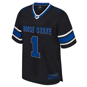 Boise State Football Jersey - Wordmark Over Number 1 by Colosseum - main view