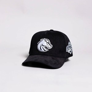 Boise State Cap - Blacktop Bronco Head Black by Woodn Grail - main view