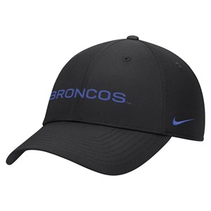 Boise State Cap - Broncos with Back Logo Black by Nike - main view