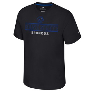 Boise State T-Shirt - Logo Over Wordmark and Broncos by Colosseum - main view