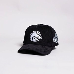 12- Boise State Adjustable Hat - Blacktop Bronco Head by Woodn Grail - main view