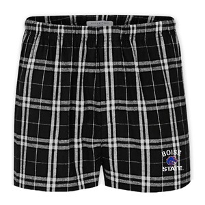 Boise State Flannel Boxer With Left Hip Logo - main view