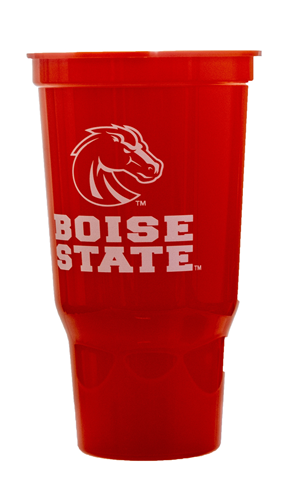 Image of BOISE STATE STADIUM CUP PLASTIC -  orange
