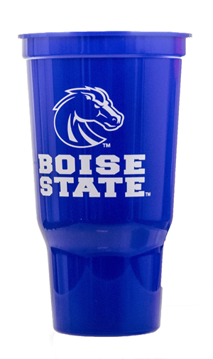 Image of BOISE STATE STADIUM CUP PLASTIC -  royal