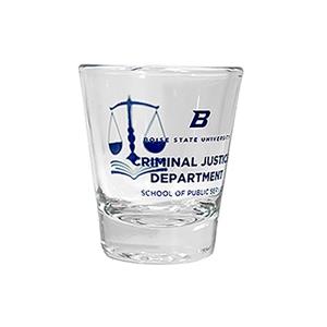 Image of BOISE STATE CRIMINAL JUSTICE SHOT GLASS -  2